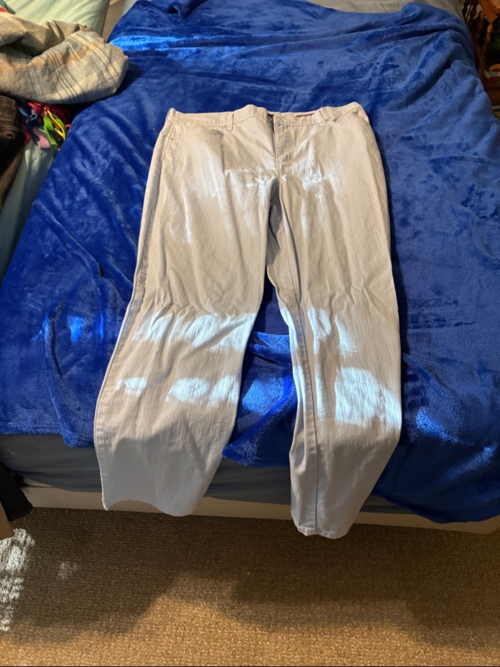 Gloria Vanderbilt 14P Amanda light blue straight leg jeans never worn nice jeans